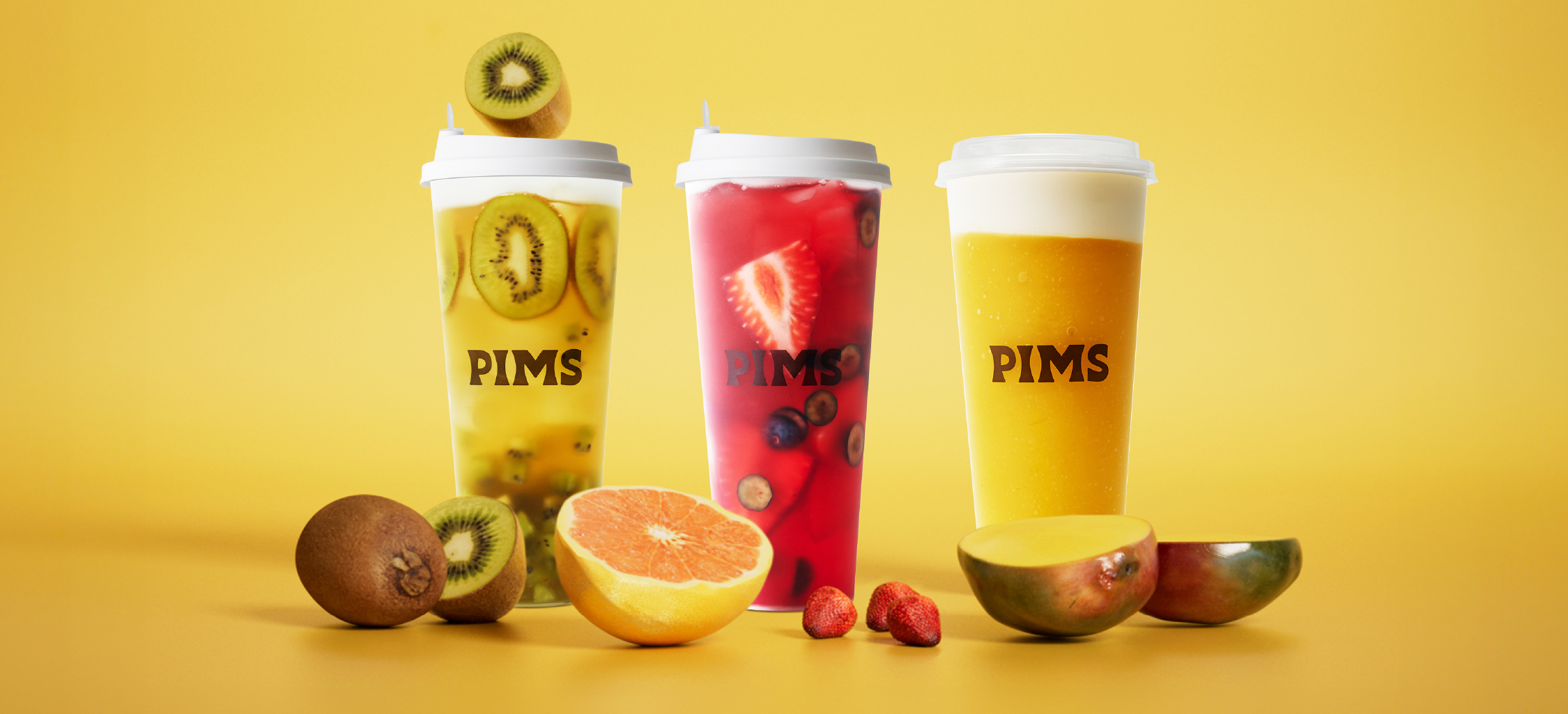 ассортиментный ряд напитков PIMS